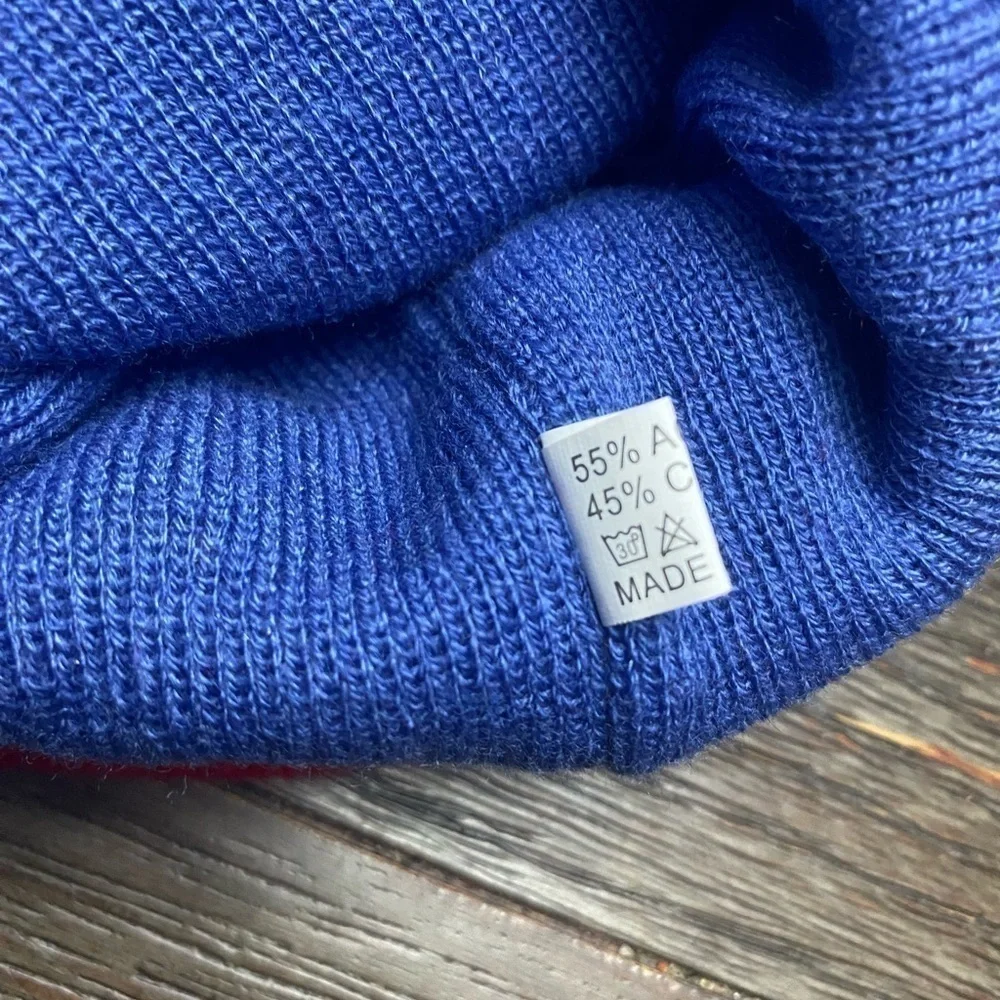 Baby logo red/black beanie winter cap  NWOT
